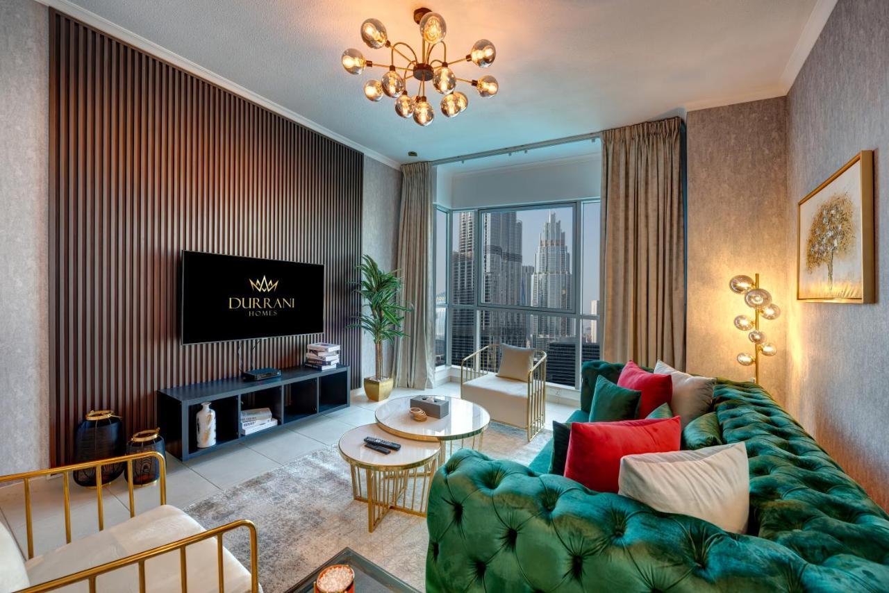 Durrani Homes - Luxe Living With Burj Khalifa And Fountain View - Third Room Without Partition Dubaj Kültér fotó