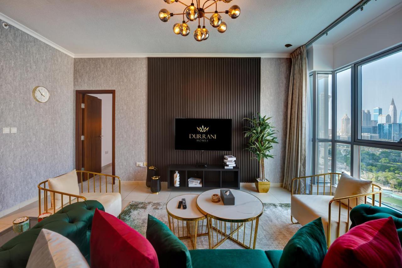 Durrani Homes - Luxe Living With Burj Khalifa And Fountain View - Third Room Without Partition Dubaj Kültér fotó
